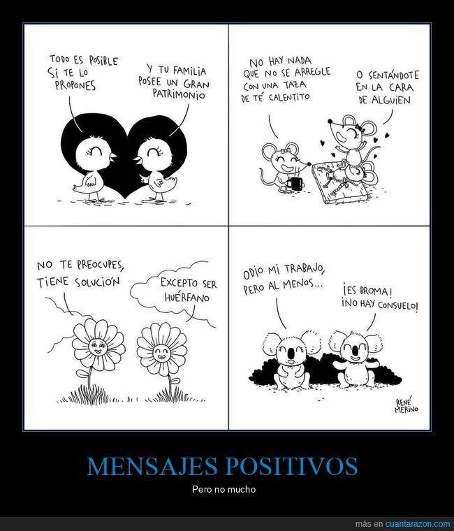 mensajes positivos