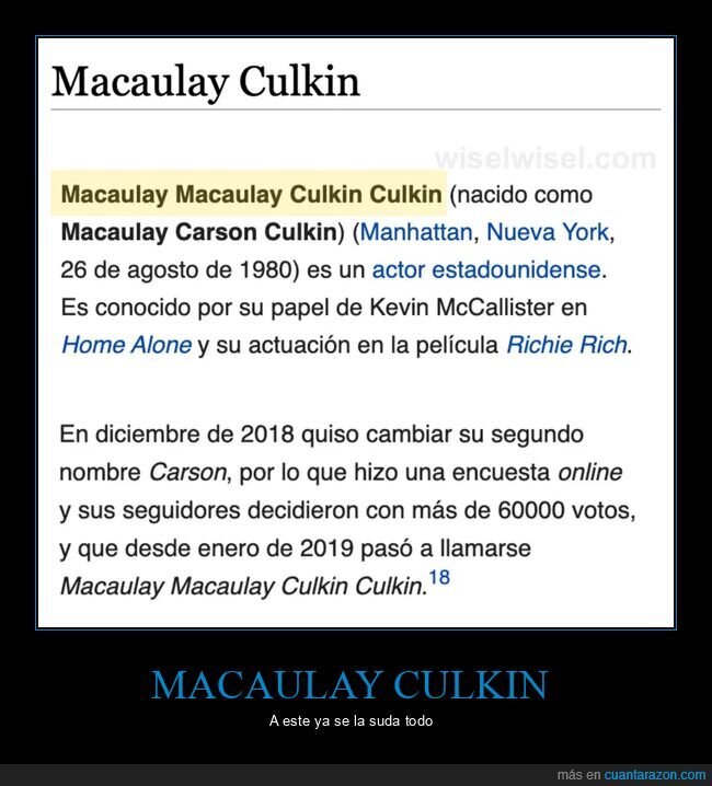 macaulay culkin,nombres,wtf