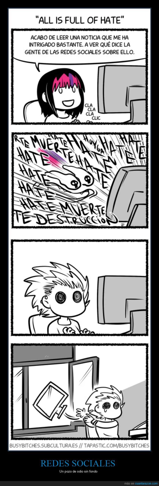 noticia,odio,redes sociales