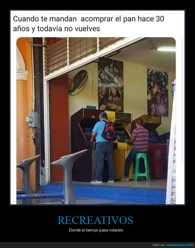 comprar,pan,recreativos