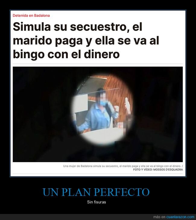 bingo,fingir,secuestro,wtf