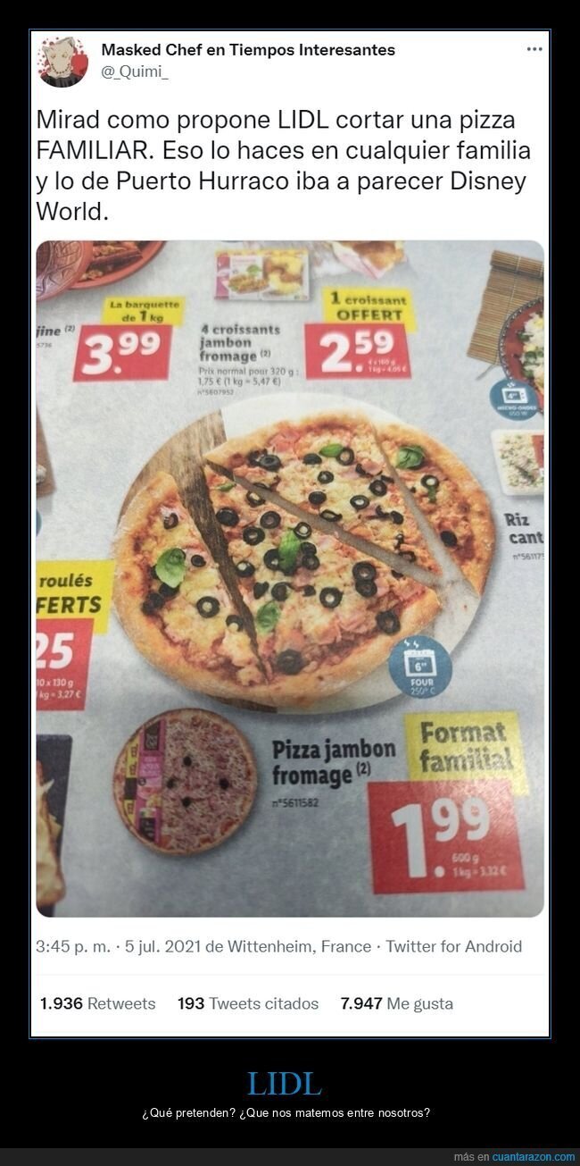 lidl,pizza,cortar