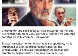 Enlace a Razones por las que Christopher Lee era considerado una leyenda en Hollywood