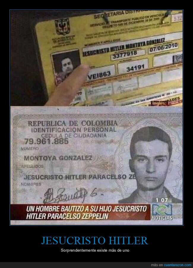 jesucristo hitler,nombres,wtf