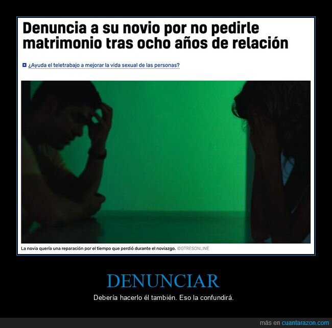 denunciar,matrimonio,relación