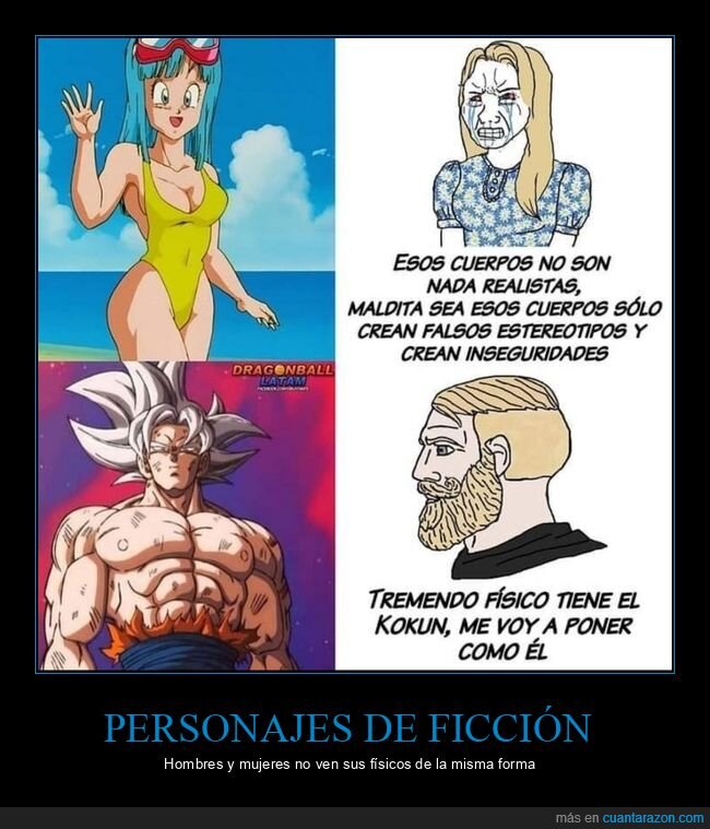 dragon ball,cuerpos,realistas,hombres,mujeres