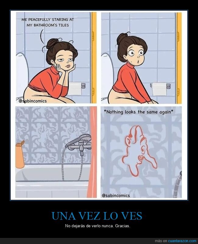 caras,imaginación,baño,miedo