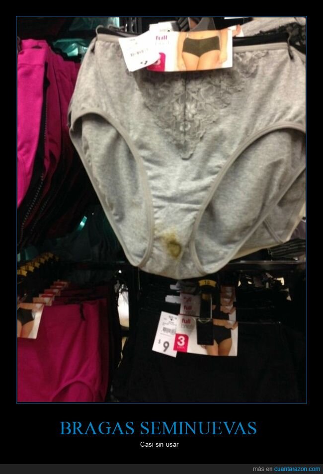 bragas,tienda,manchadas,wtf