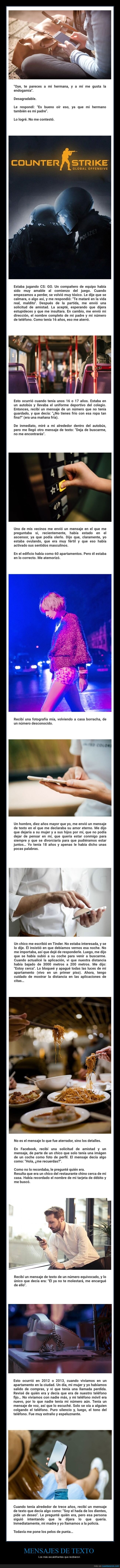 mensajes de texto,escalofriantes