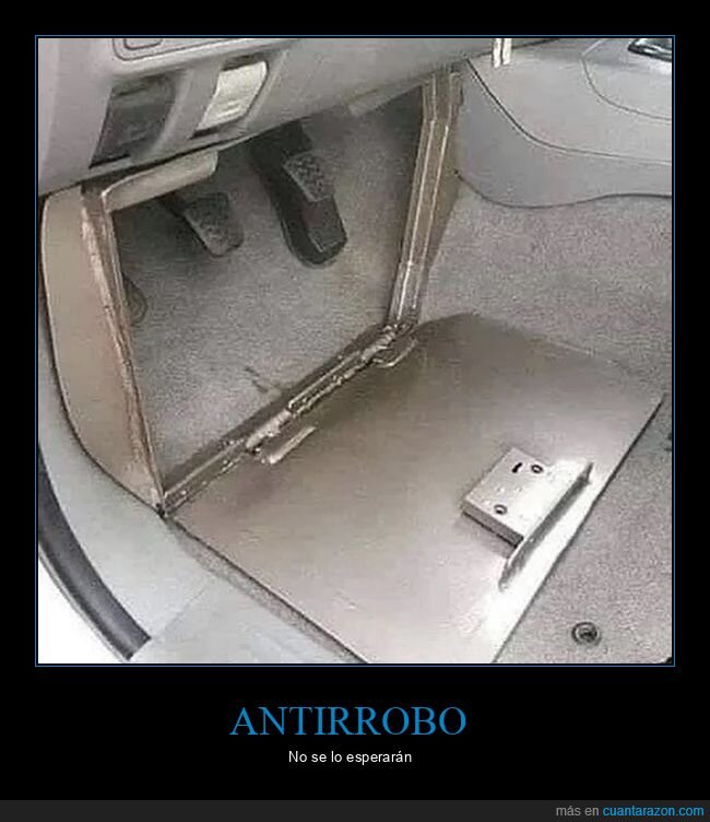 coche,antirrobo,pedales,wtf