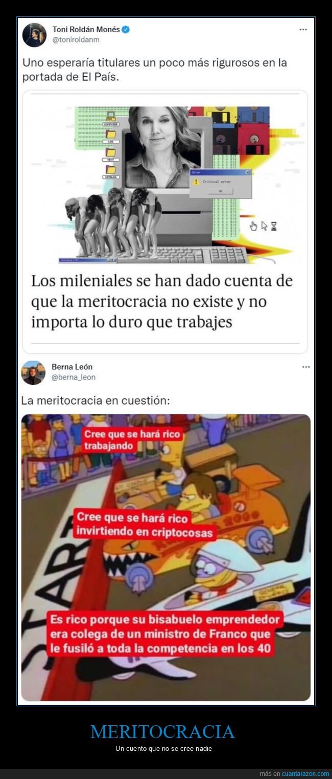 meritocracia,millennials,trabajar