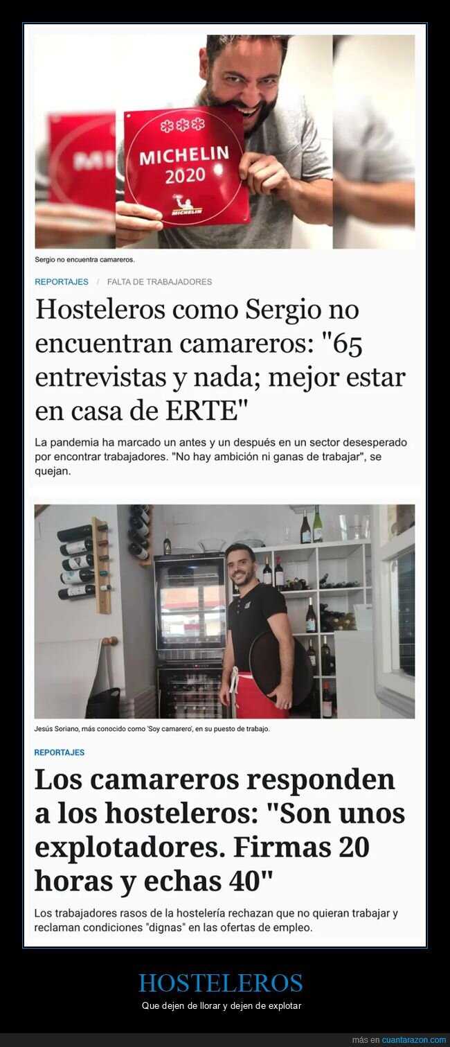 camareros,explotadores,hosteleros,trabajo