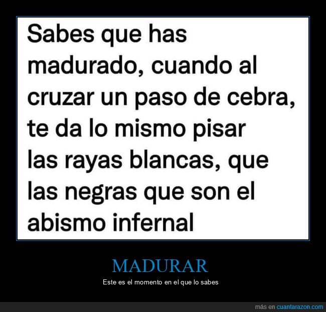 madurar,cruzar,paso de cebra