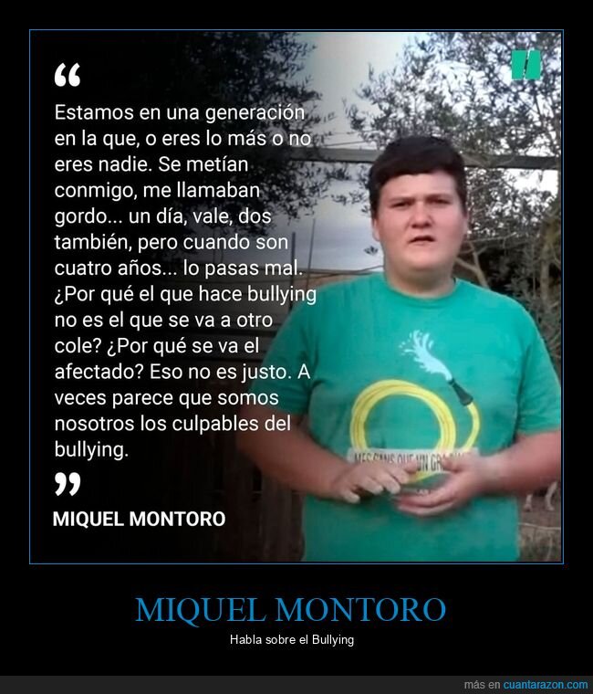 Miquel Montoro,bullying