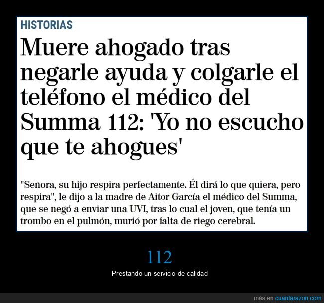 muerte,ahogado,112,médico