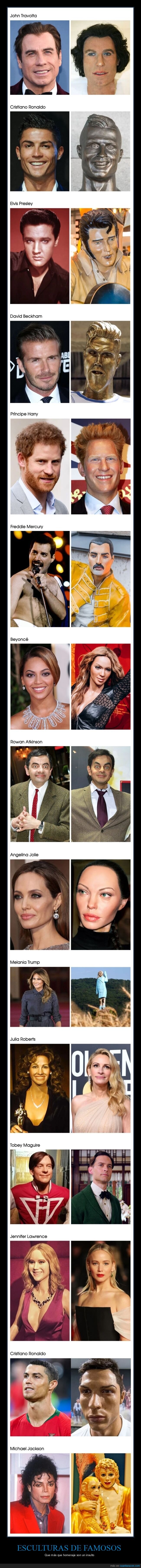 esculturas,famosos,fails