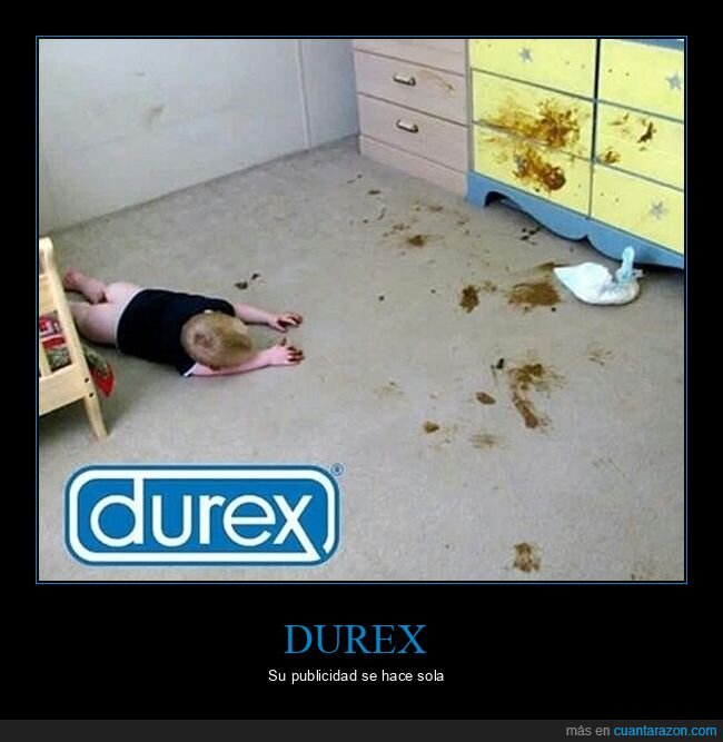 durex,liada,niño,panal