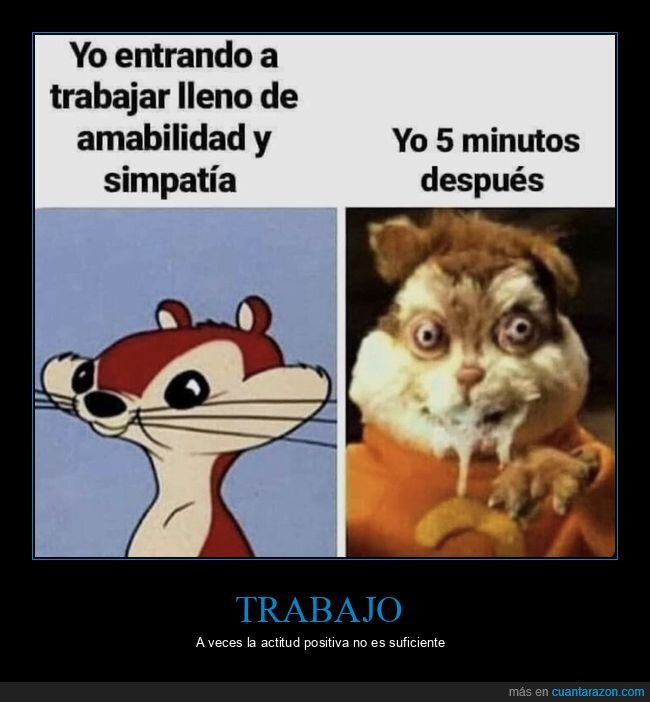 trabajo,entrando,5 minutos