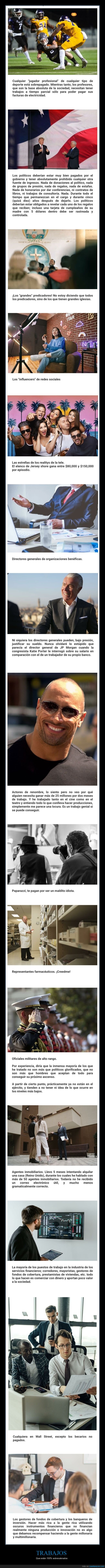 trabajos,sobrevalorados