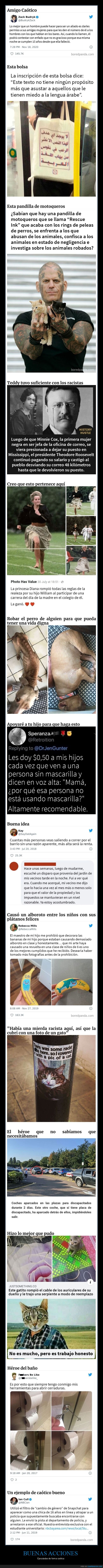 buenas acciones,bien caótico