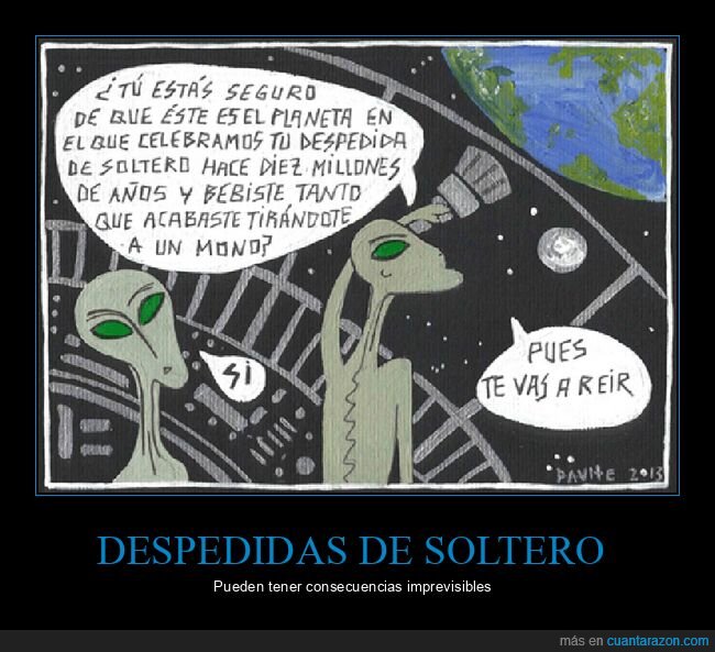 despedida de soltero,extraterrestres,mono,planeta