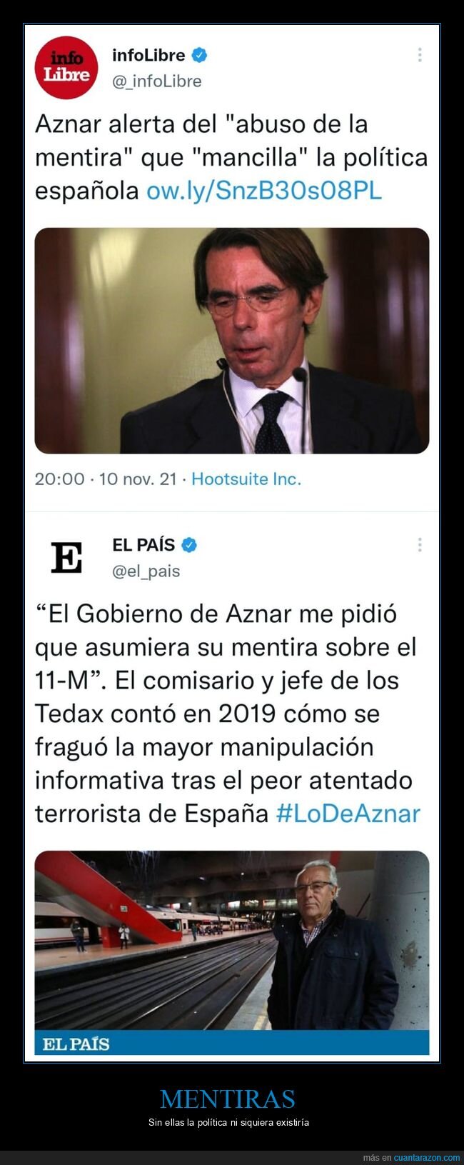 aznar,mentiras,pol&iacute;tica