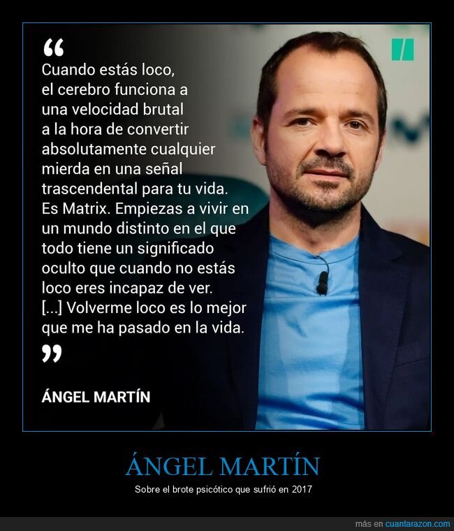 ángel martín,locura