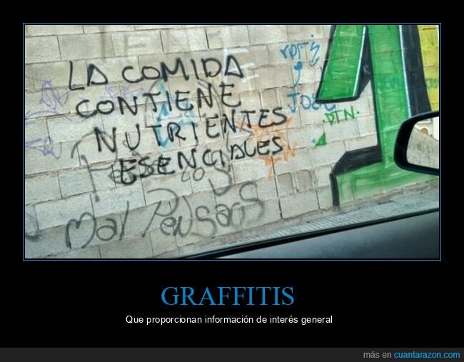 comida,graffitis,nutrientes