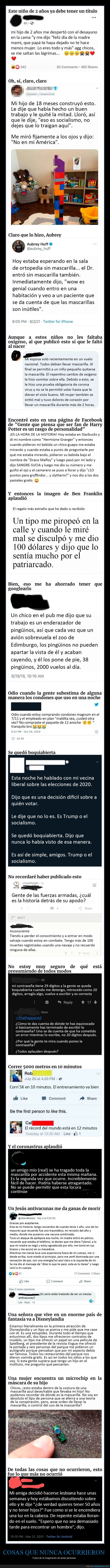 invent,ocurrir,nunca