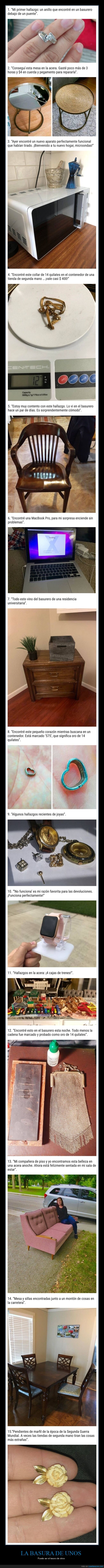 basura,objetos,hallazgos