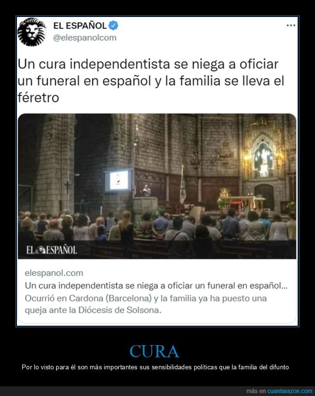 cura,independentista,funeral,español,catalán