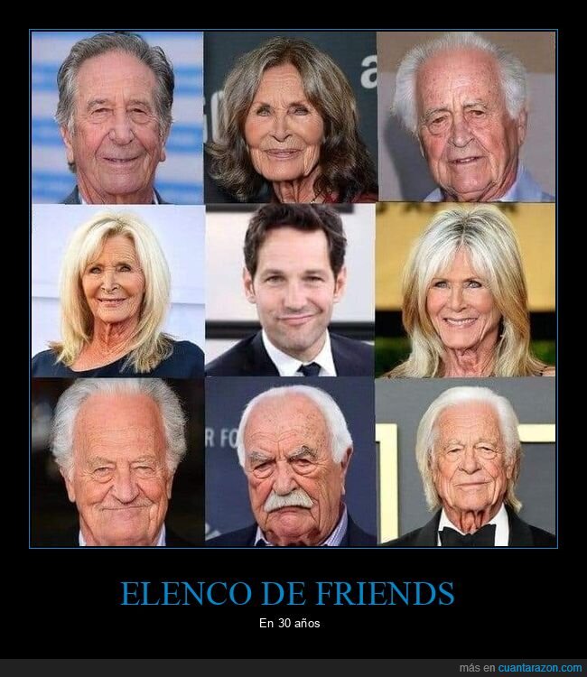 friends,30 años,paul rudd,viejos