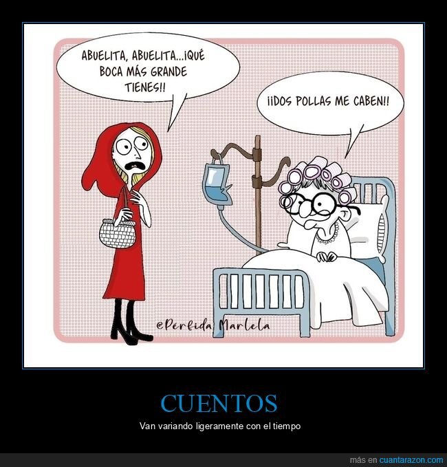 caperucita,abuela,boca,grande