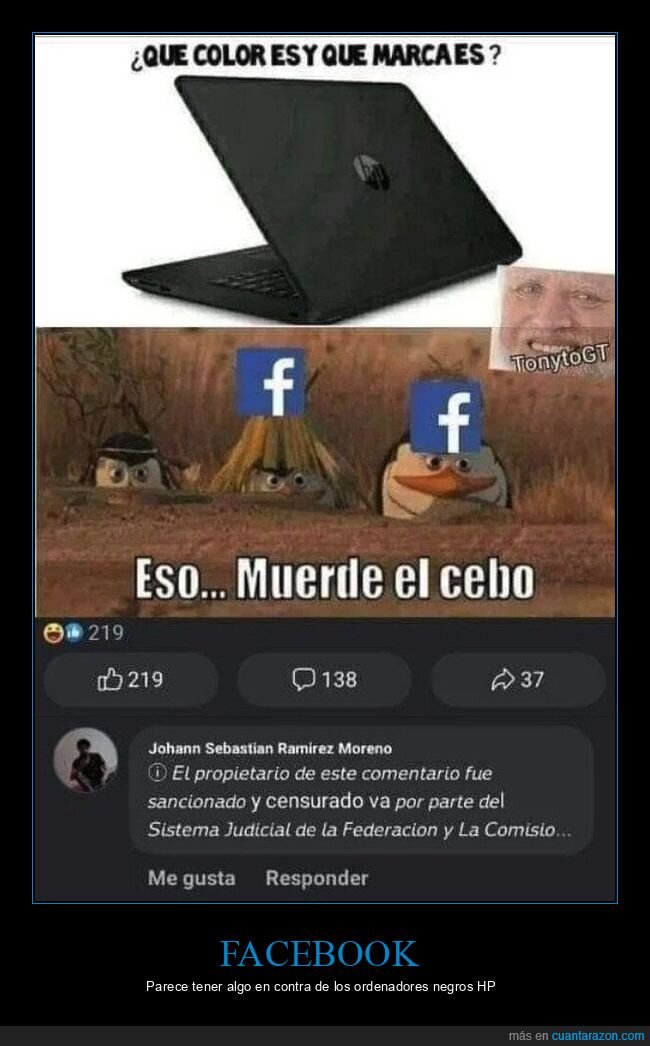 censura,facebook,hp,negro