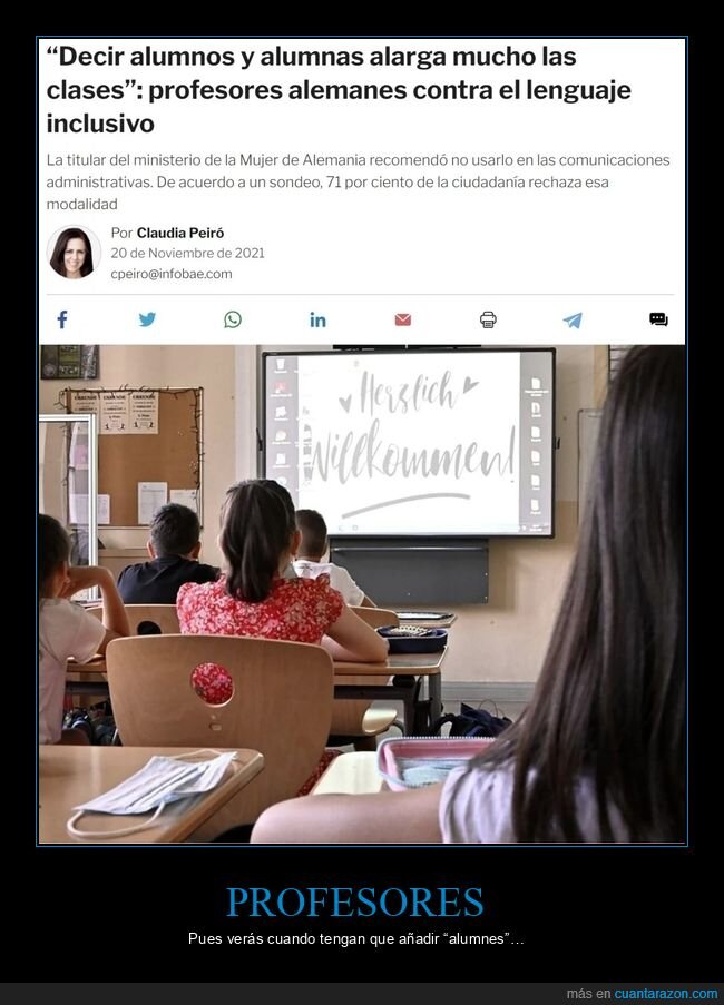 profesores,lenguaje inclusivo