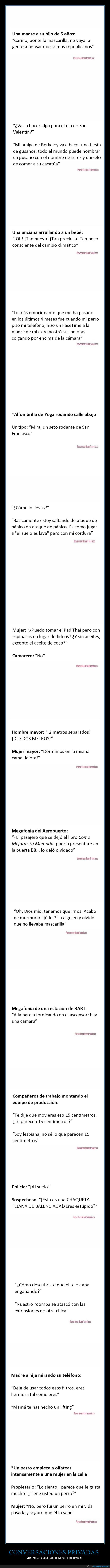 conversaciones,san francísco