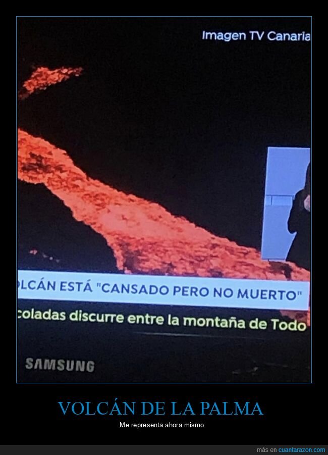 volcán,la palma,cansado,no muerto