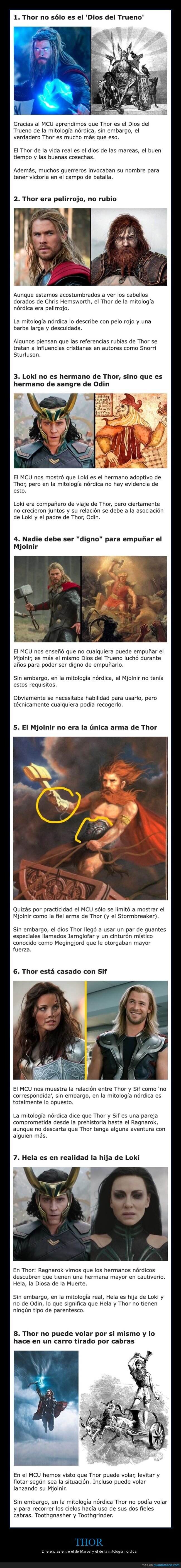 thor,marvel,mitología nórdica