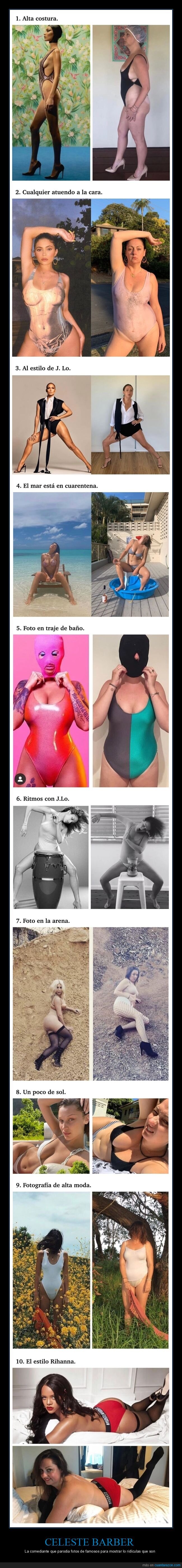 celeste barber,recreando,instagram