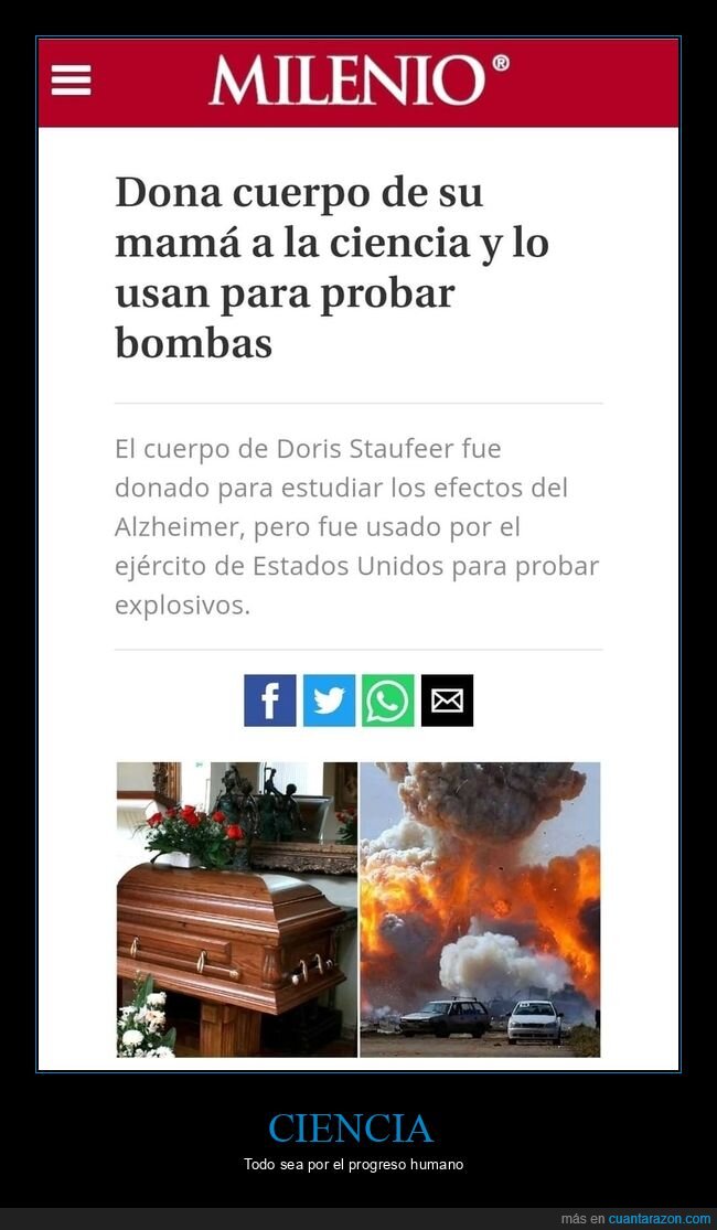 donar,cuerpo,ciencia,probar,bombas