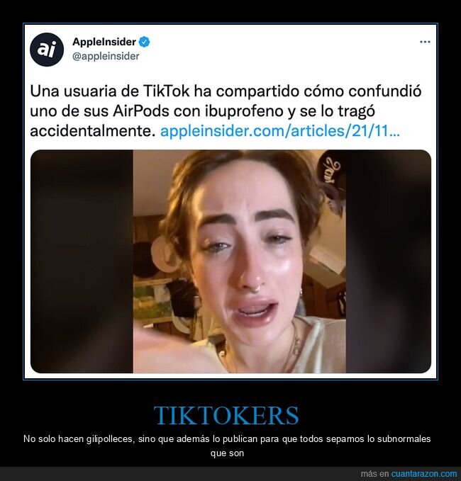 airpods,confundir,ibuprofeno,tiktok,tragar