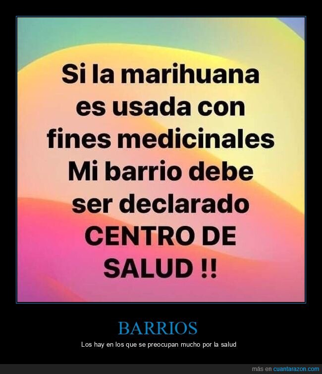 barrio,centro de salud,fines medicinales