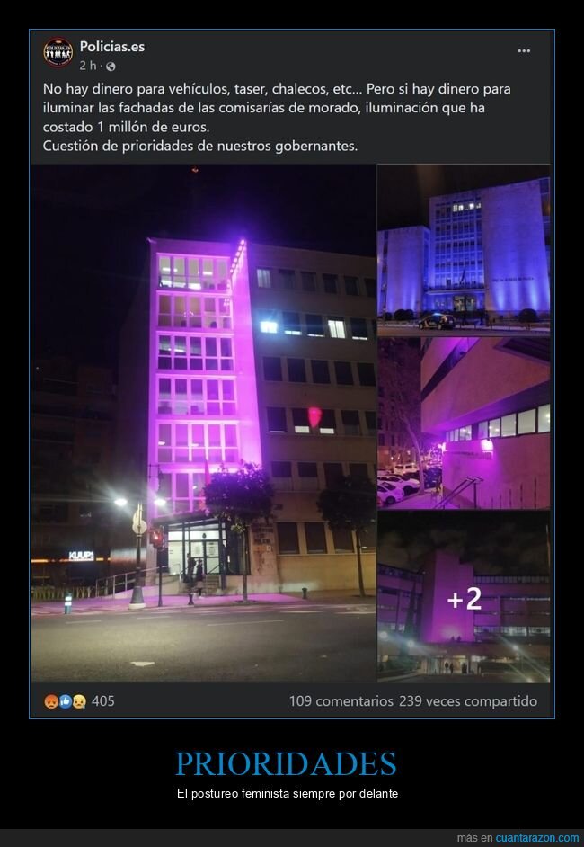 policía,comisaría,iluminar,fachadas