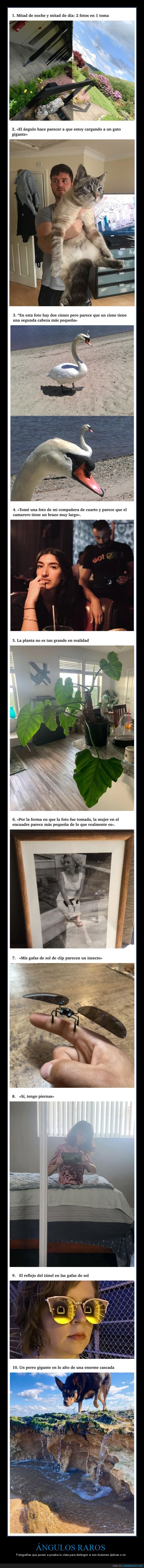 ángulos,ilusiones ópticas