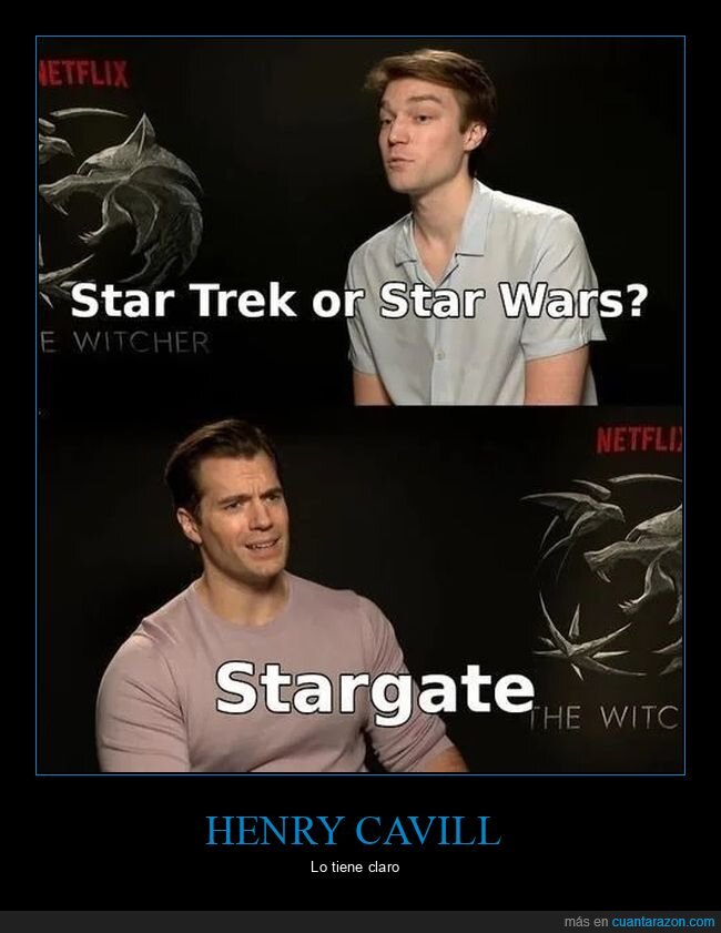 star trek,star wars,stargate,henry cavill