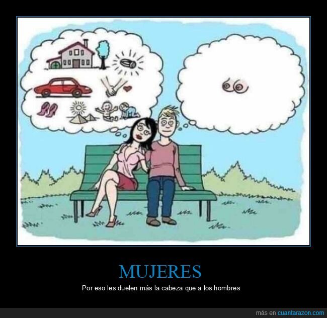 mujeres,hombres,pensar