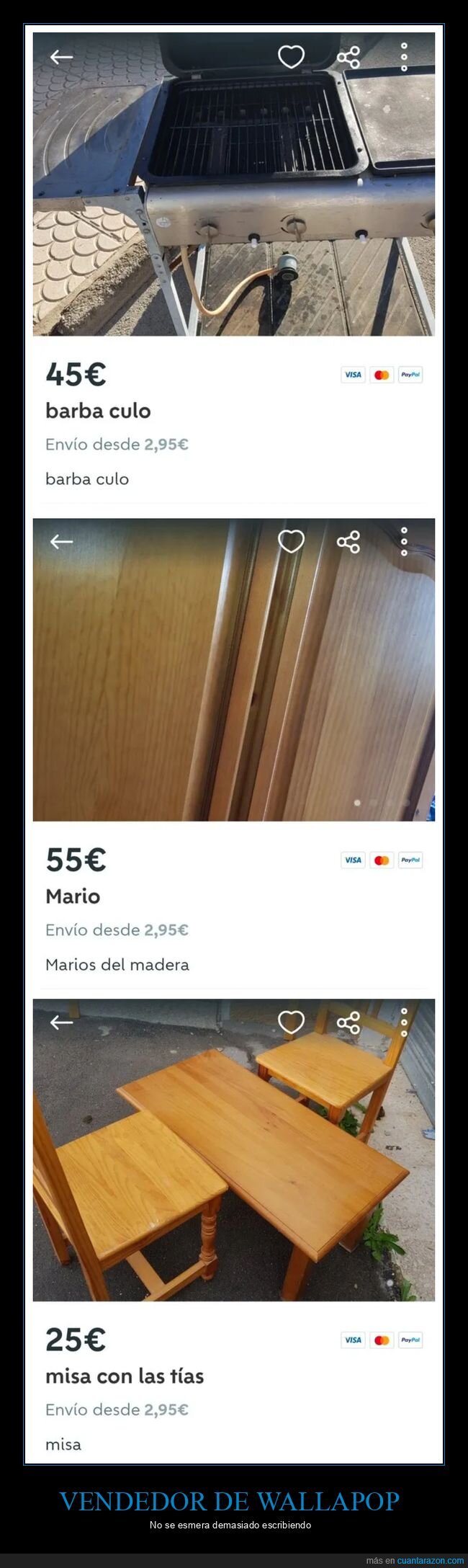escribir,fails,wallapop