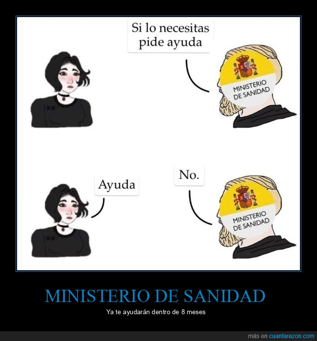 ministerio de sanidad,ayuda