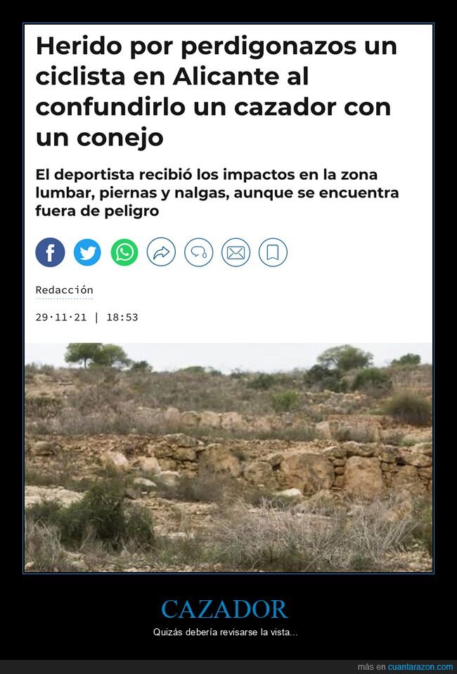 cazador,ciclista,conejo,fails