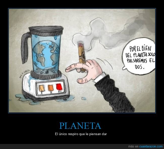 planeta,licuadora,cambio climático